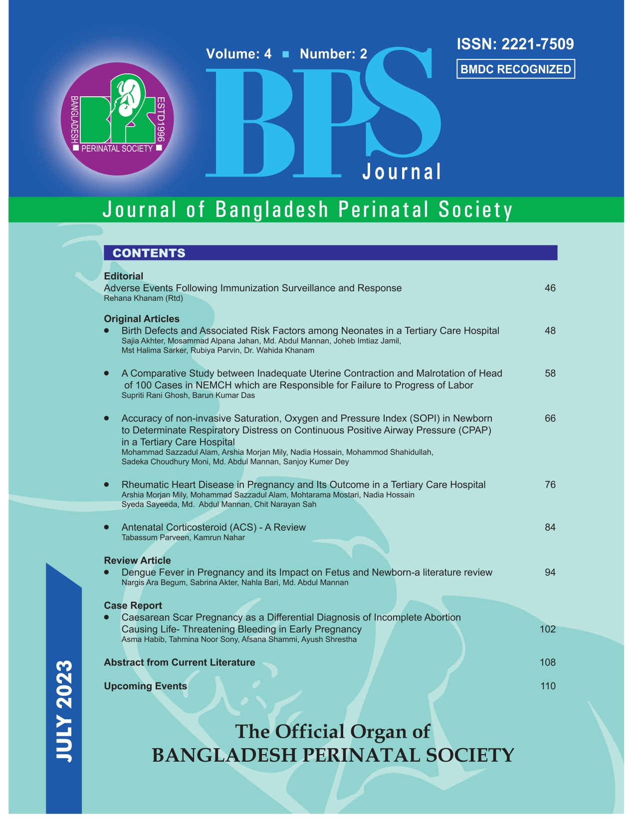Vol. 4, no. 2 - july 2023